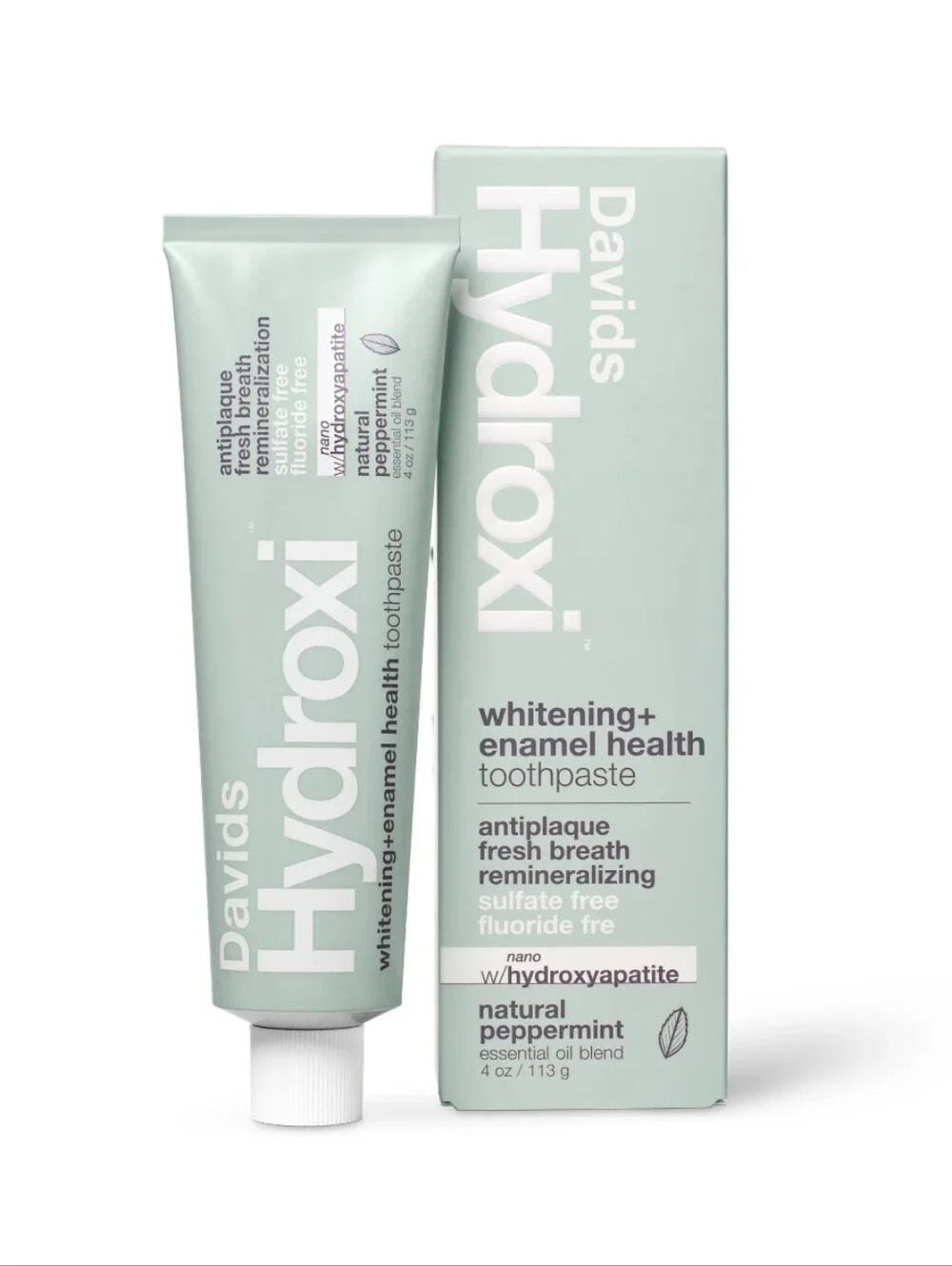 NIB Davids Hydroxi Whitening + Enamel Health Toothpaste 1.75 oz/ 50g/travel Size